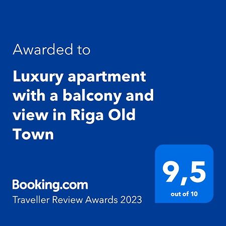 Luxury Apartment With A Balcony And View In Riga Old Town 外观 照片